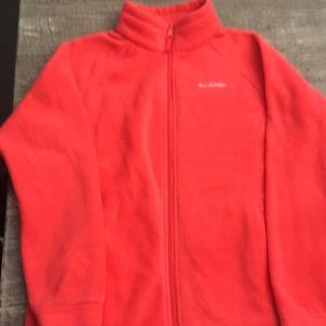 Girls fleece pull-up sweater